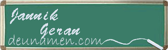 Jannik Geran Visitenkarte